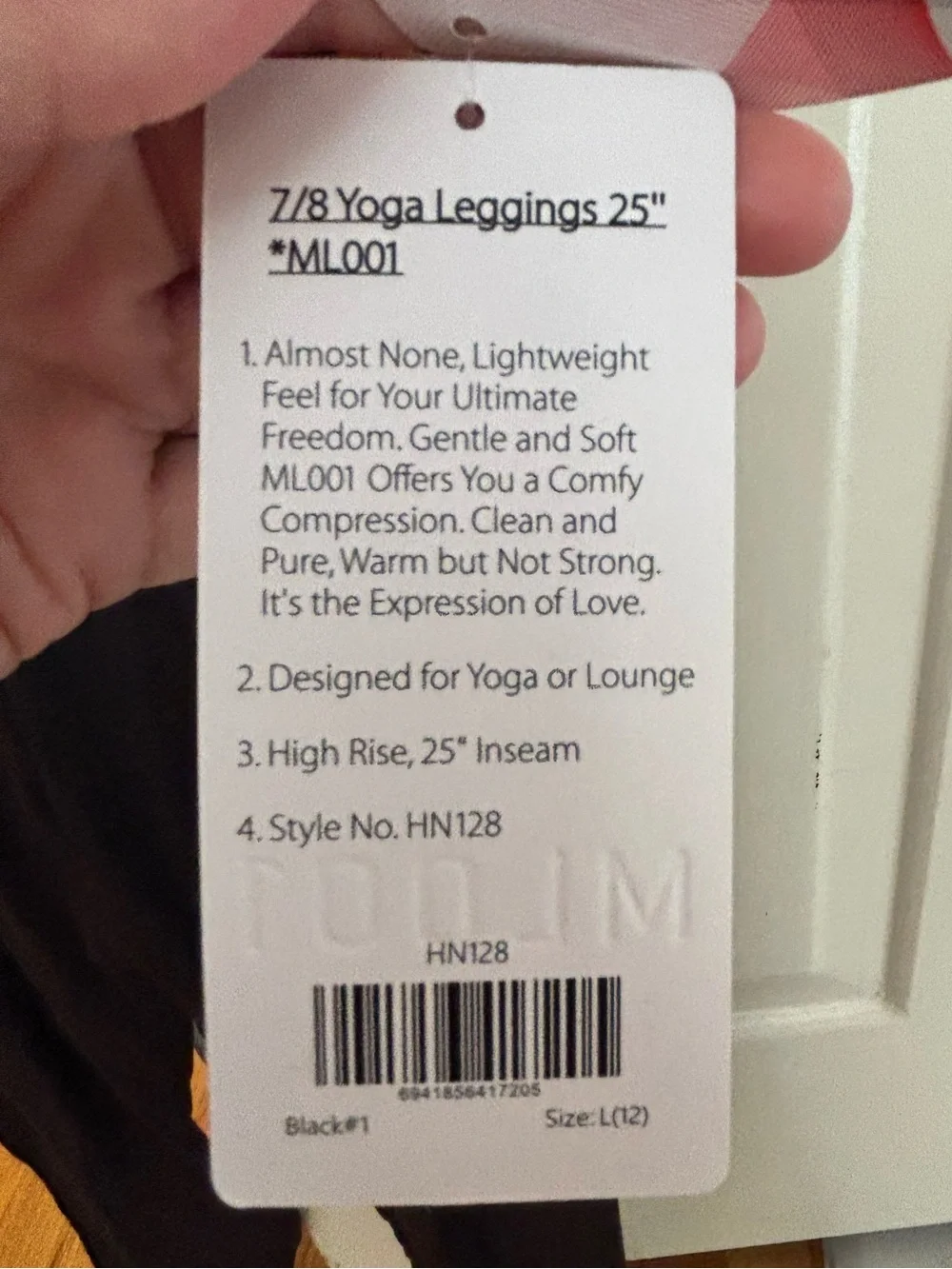 High-Rise Black Active Leggings